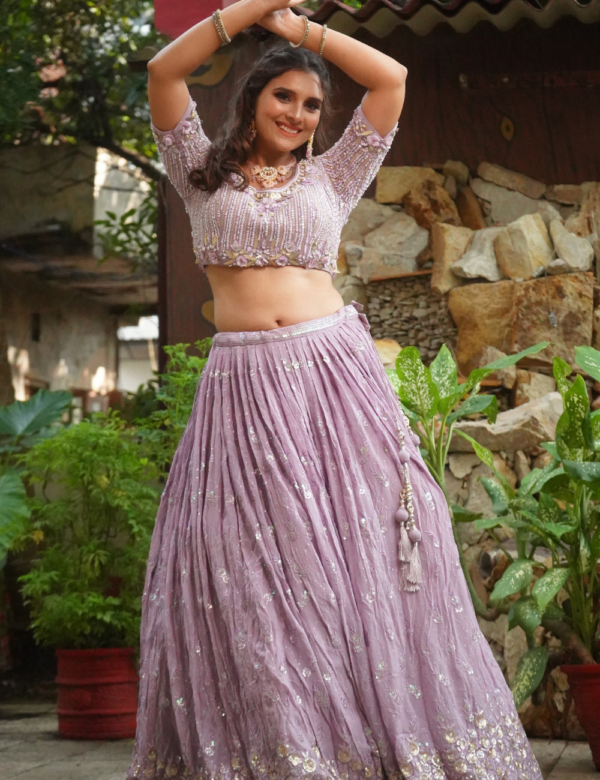 Light chocolate Bridal Choli - Image 2