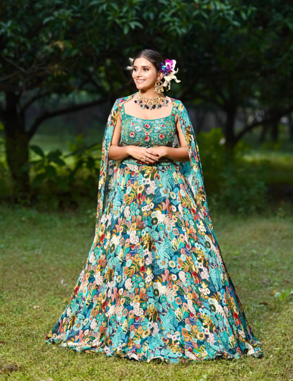 Peacock Bridal Lehnga