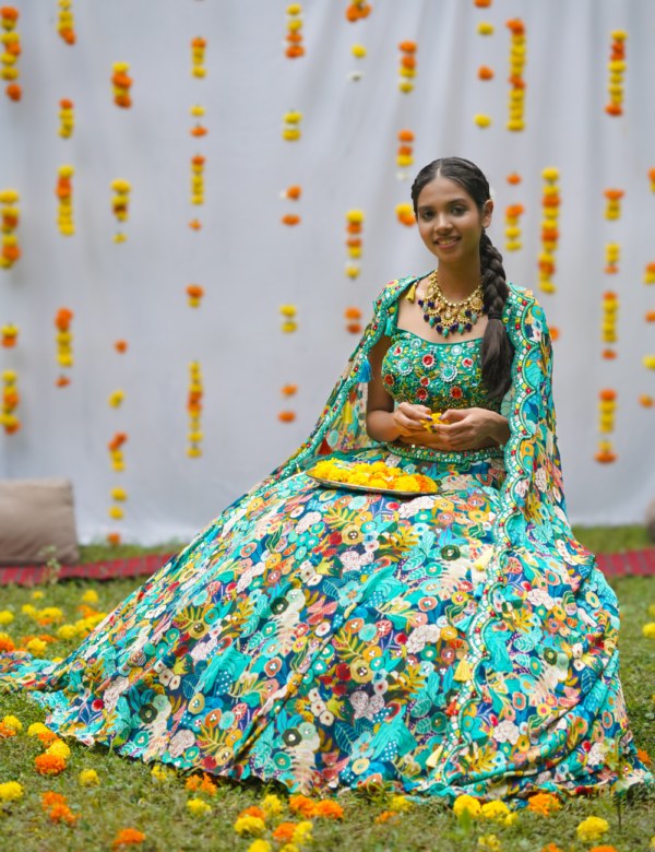 Peacock Bridal Lehnga - Image 3