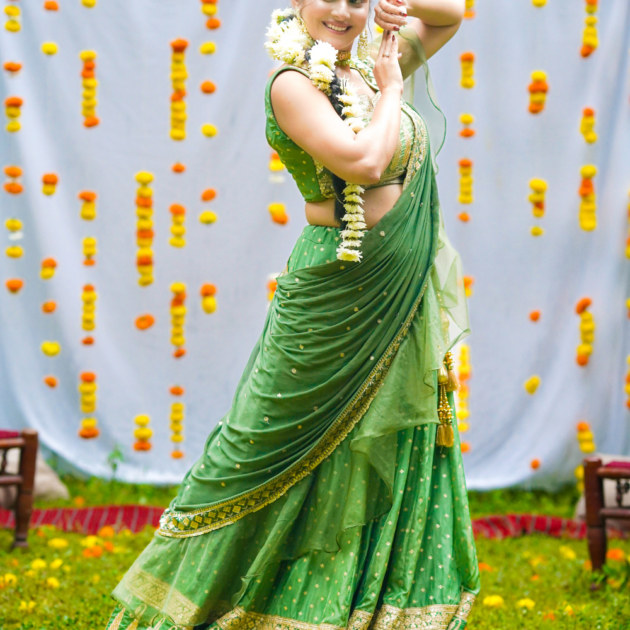 Mehndi Bridal Lehnga