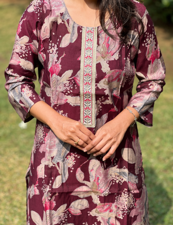 Purple kurti - Image 2
