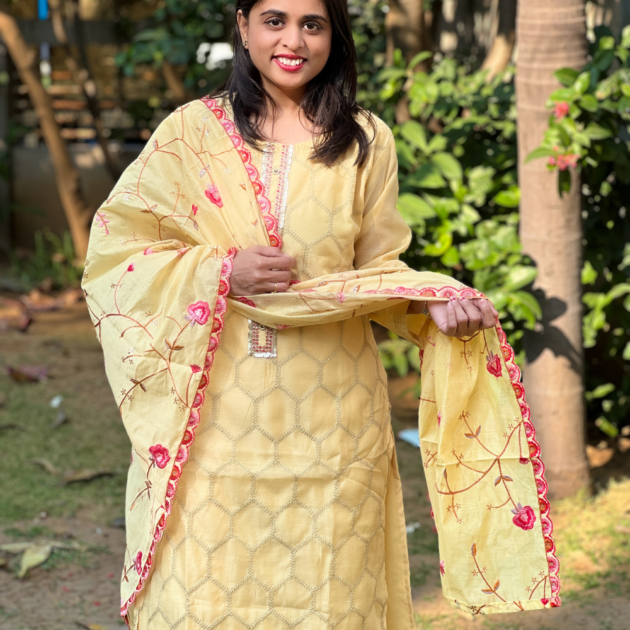 Yellow Kurta Set