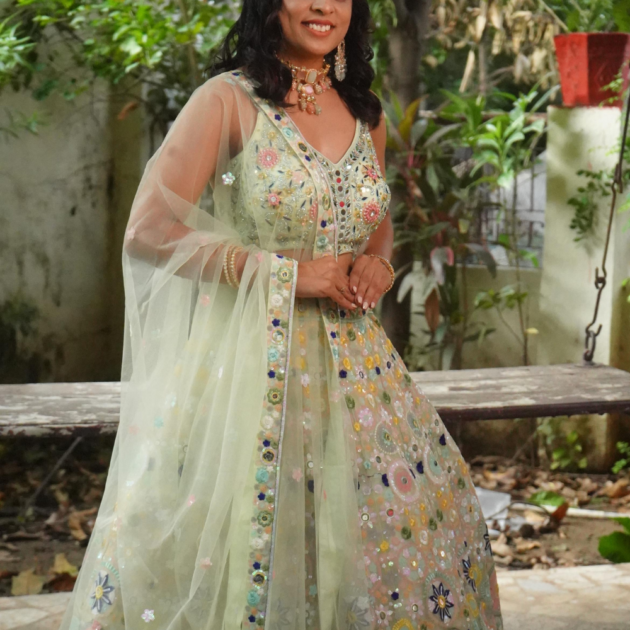 Light Green Bridal Lehnga