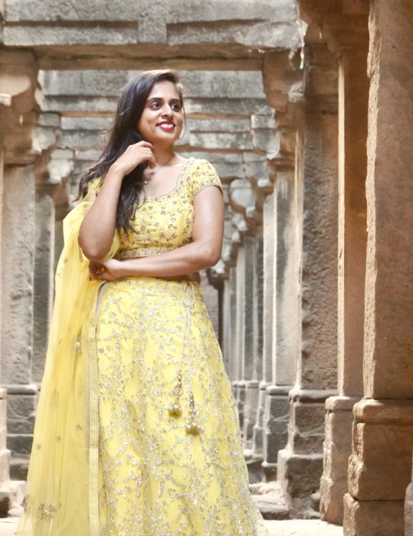 Yellow Lehnga - Image 2