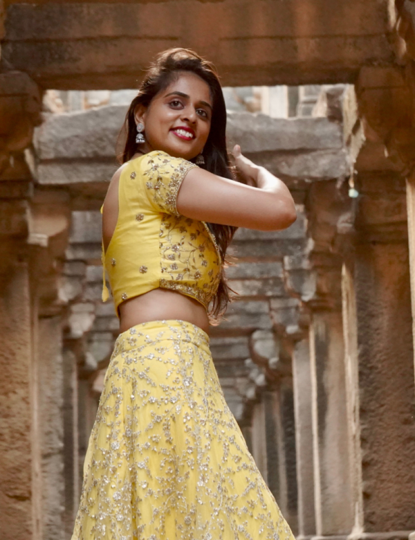 Yellow Lehnga - Image 4