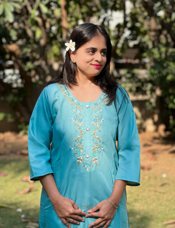 Embroidery Kurti - Image 5