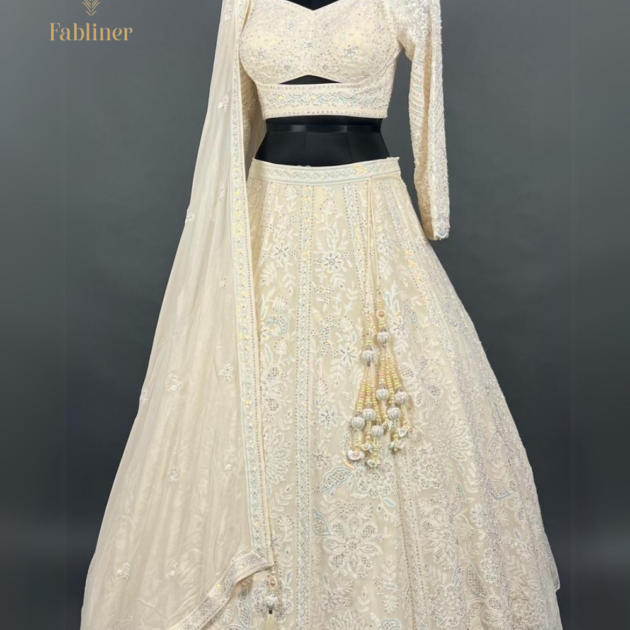 Ivory Bridal Lehnga