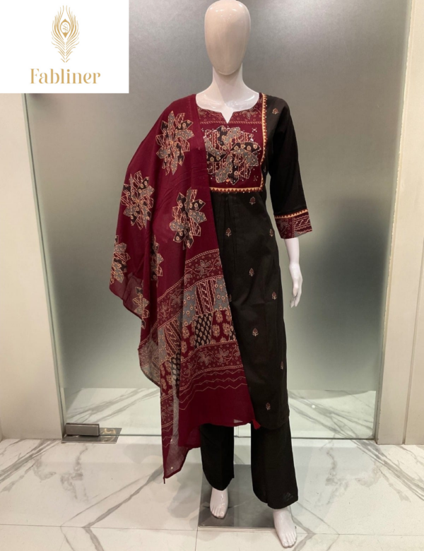 Black Kurta Set