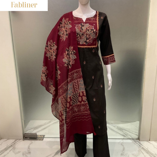 Black Kurta Set